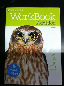 Let's Grow Smart WorkBook Addition Grade 1 with Reward Stickers - Imagen 1 de 5