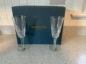 Juego de 2 flautas de champán Waterford Crystal Irlanda nuevas - Imagen 1 de 6