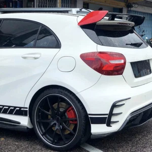 Rear Bumper Splitter Canard For Mercedes Benz W176 A-Class AMG Hatchback - Picture 1 of 4