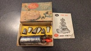 VINTAGE TALA ICING SET NO #1705 COMPLETE IN ORIGINAL BOX - Picture 1 of 8