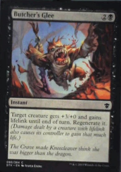 Butcher's Glee - Dragons of Tarkir: #90, Magic: The Gathering Nm R167 - Image 1 of 1