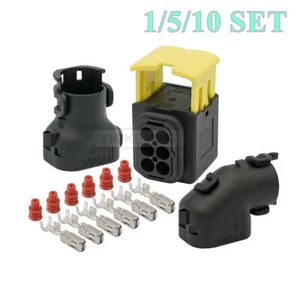 Enchufe hembra automotriz TE HDSCS de 6 vías/pines conector impermeable enchufe carcasa - Imagen 1 de 7