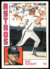 1984 O-Pee-Chee Ray Knight Houston Astros #321