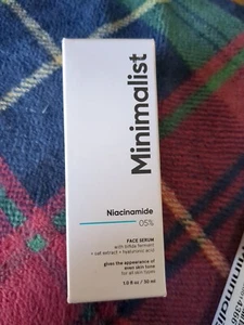 Minimalist 5% Niacinamide Face Serum with Vitamin B3 & Hyaluronic 30ml - Picture 1 of 1