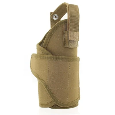 Universal Pistol Holster Molle Adjustable Tactical Right Hand Gun Holster Pouch - Image 1 of 4