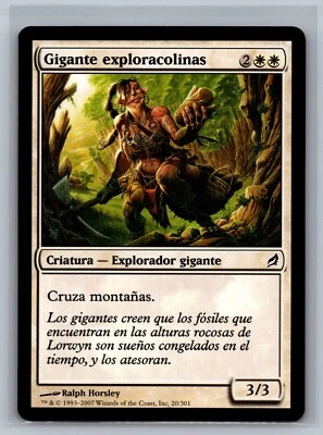 Magic The Gathering SPANISH Lorwyn Hillcomber Giant #20/301 MTG TCG CCG - Image 1 of 2