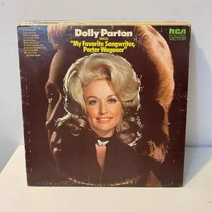 Dolly Parton Sings My Favorite Songwriter, Porter Vinyl Record LP AJ8 - Imagen 1 de 2