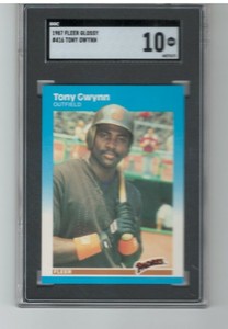1987 Fleer Glossy Tony Gwynn #416 SGC 10