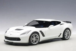 2016 CHEVROLET CORVETTE C7 Z06 COUPE ARTIC WHITE 1:18 AUTOart 71261 VERY RARE - Picture 1 of 15