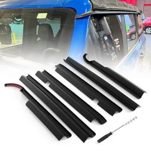 6Pcs Window Visor Rain Guard for Ford Bronco 21+ 4 Door Sound Noise Sun Shade - Picture 1 of 12