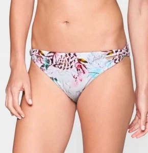 Parte inferior de bikini cruzada ATHLETA Aqualuxe Lotus para mujer XL blanca multi floral - Imagen 1 de 4