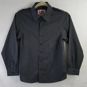Kids Shirts/ French Connection UK Style Long Sleeve Gray Shirt Size Medium - Picture 1 of 8