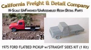 California Freight & Details 1975 Ford Flatbed Pickup Kit N/1:160 - Foto 1 di 12