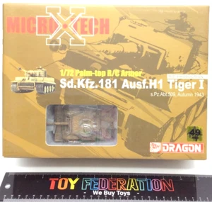 Dragon Micro X Tech 1/72 R/C Armor TIGER I Sd.Kfz.181 Ausf.H1 27 MHz OTOÑO 1943 - Imagen 1 de 6