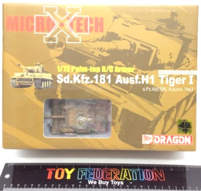 Dragon Micro X Tech 1/72 R/C Armor TIGER I Sd.Kfz.181 Ausf.H1 27MHz AUTUMN 1943 - Image 1 of 4