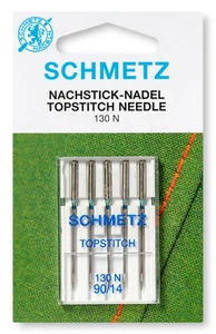 5-50pcs Schmetz Topstitch Needles 130 N - Home Machine 15x1 - Size 90/14, 100/16 - Picture 1 of 12