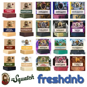 Dr Squatch  Soap – Natural Manly Cold Process Soap Bar - 100% Genuine Authentic! - Picture 1 of 196