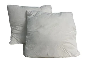 Utopia Bedding Throw Pillows Insert (Pack of 2 White 18x18 Store Return/Pet Hair - Picture 1 of 12