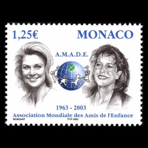 Monaco 2002 - 40th Anniv of the AMADE Organisation Royalty - Sc 2277 MNH - Picture 1 of 2