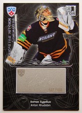 2012-13 KHL Gold Collection Gamemakers #GAM-029 Anton Khudobin #/150