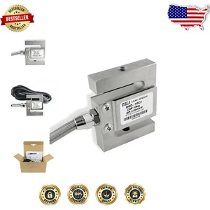 Durable S-Type Pressure Sensor with Easy Install for Industrial Use - 1000kg Max - Picture 1 of 8