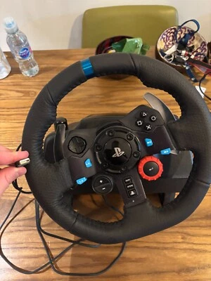 Logitech G29 Racing Steering Wheel - Black (941000112) - NO BOX BUT USED ONCE. - Image 1 of 4