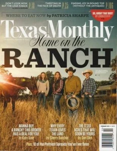 Texas Monthly Magazine February 2015 Home On The Ranch - Imagen 1 de 1