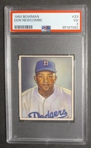 1950 Bowman - #23 Don Newcombe - Rookie - PSA 3 VG - Picture 1 of 2