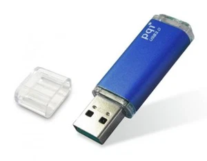 128GB PQI U273V viaggio disco USB Flash Drive USB 3.0 - blu profondo- - Foto 1 di 1