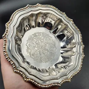 1951 Avon Italy Hostess 6 inch silver plated Dish Bowl - Picture 1 of 7