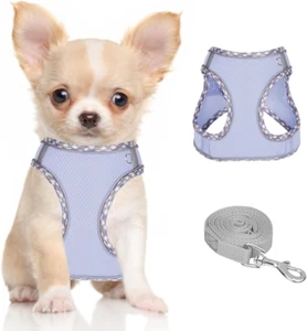 Dog Harness for Small Medium Dogs No Pull Adjustable Step in Puppy Harness and L - Picture 1 of 7
