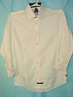 ENGLISH LAUNDRY, MEN'S LONG SLEEVE SHIRT, 16 1/2 (32-33), WHITE, BUTTON FRONT