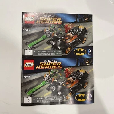 LEGO DC Comics Super Heroes 76012 Batman: The Riddler Chase - INSTRUCTIONS ONLY - Image 1 of 4