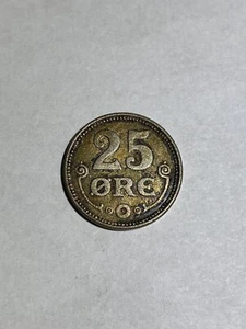 1919 - DENMARK - 25 ORE - Nice old SILVER coin! - Bild 1 von 2