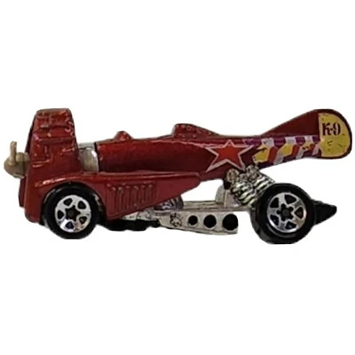 Hot Wheels Airplane K-9 - Plane - Dog Fighter, Propeller, Wheels - Vintage  1996 - Image 1 of 4