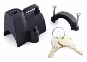 black Helmet lock for frames Chrashbar Harley davidson triumph honda yamaha bmw - Imagen 1 de 12