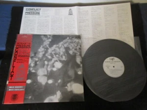 Conflict Increase The Pressure Japan Promo Vinyl LP w OBI Class Punk - Picture 1 of 5