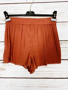 Intimately Free People Womens Shorts Size S Rusty Orange Elastic Waist Pull On - Picture 1 of 6