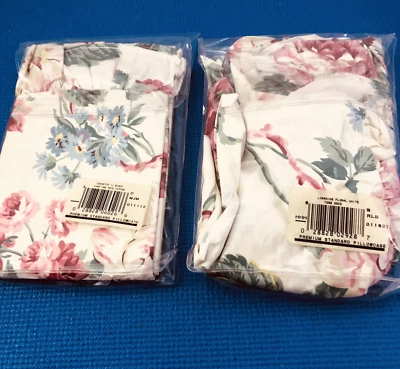 Vintage Ralph Lauren Home Lorraine Floral Ruffle Standard Pillowcase Set - Image 1 of 4