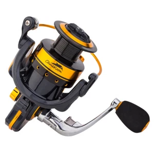 Carrete giratorio 5+1 rodamientos cuerpo de aluminio y carrete 28 lb arrastre máximo pesca de agua salada - Imagen 1 de 23