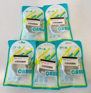 Lot de 5 câbles de charge Ivon Micro USB-B 3 pieds neufs scellés - Photo 1 sur 1