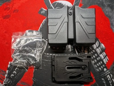 Funda táctica de dibujo rápido para cargador de doble fila universal para exteriores Forecenter Foto 1 de 4