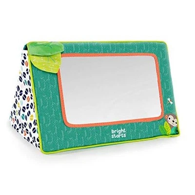  Espejo de piso para sentarse y ver safari juguete de actividad para tiempo abdominal, edades recién nacidas +  Foto 1 de 4