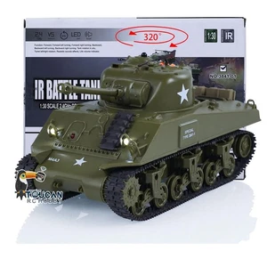 US Stock Fast Ship 1/30 HengLong IR RTR RC Tank Sherman M4A3 3841-01 Battery - Picture 1 of 12