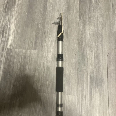 Caña de pescar de fibra de vidrio Powerscopic P4000 combinación telescópica giro/mosca Foto 1 de 4