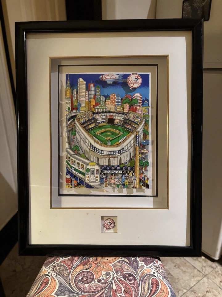 charles fazzino 3 d art of yankee stadium  - Image 1 of 1