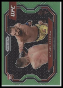2021 Panini Prizm UFC #183 Michel Pereira Neon Green Prizm RC #/75 - NM 🔥 - Picture 1 of 2