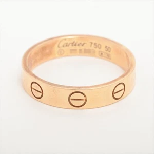 Cartier Mini Love Ring 750(PG) 3.0g 50 - Picture 1 of 3