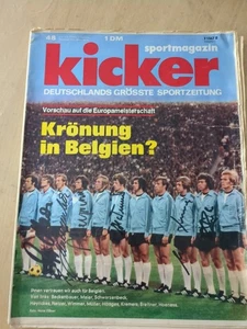 Unikat. EM 1972. Kicker. Orginales Autogramm. 6 St. Mannschaftsfoto. Bayern - Bild 1 von 3