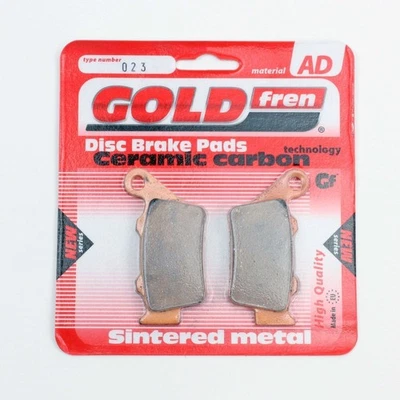 GoldFren AD-023 Sintered Brake Pads Rear (EBC Equivalents FA208X FA213HH) - Image 1 of 4